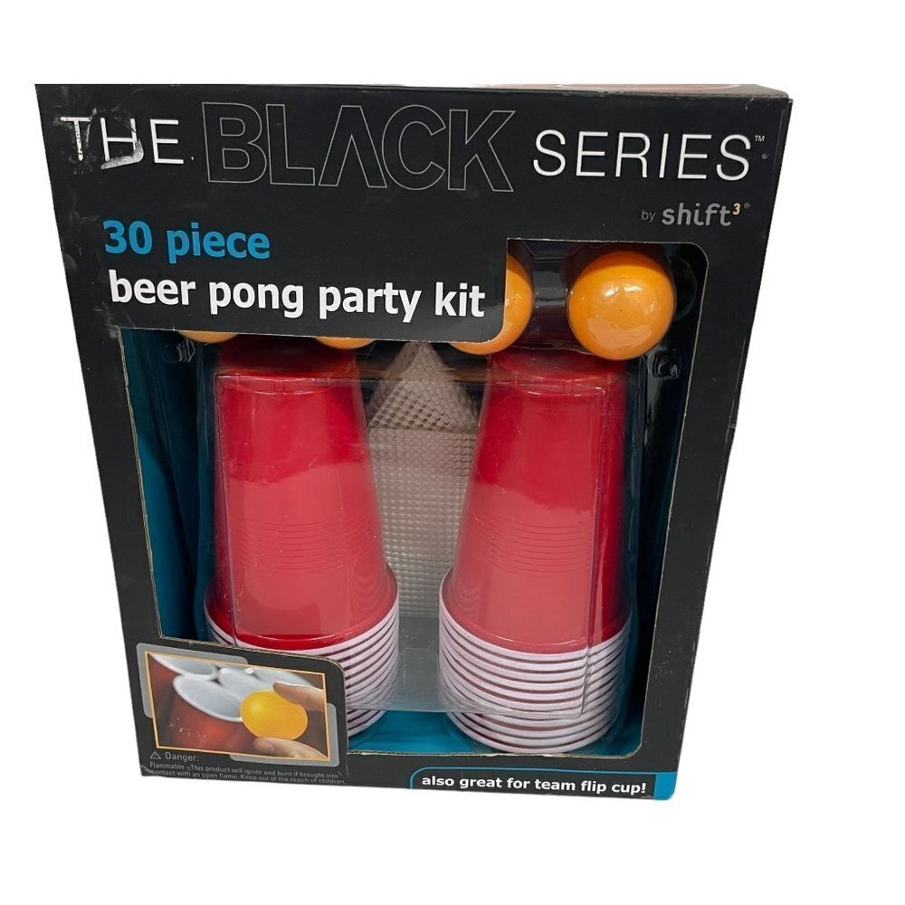 Beer Pong Party‎ Kit 30 Piece Team Flip Cup